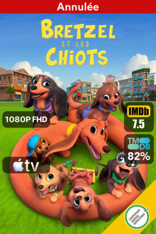 Bretzel et les bébés chiens