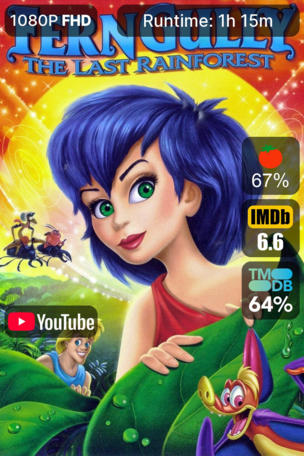 Les Aventures de Zak et Crysta dans la forêt tropicale de FernGully