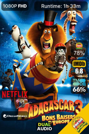 Madagascar 3 : Bons baisers d'Europe