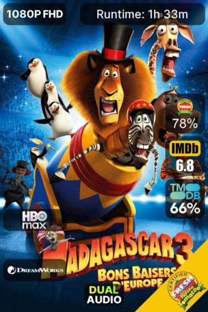 Madagascar 3 : Bons baisers d'Europe