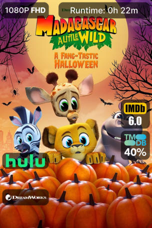 Madagascar: la Savane en délire - Un Halloween dent-hologie