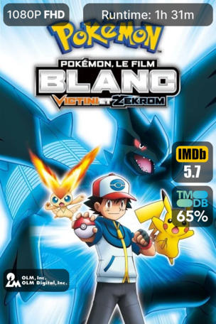 Pokémon, le film : Blanc - Victini et Zekrom