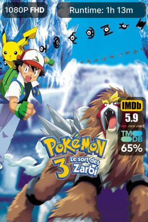 Pokémon 3 : Le Sort des Zarbi