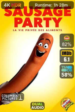 Sausage Party : La Vie privée des aliments