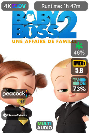 Baby Boss 2 : Une affaire de famille