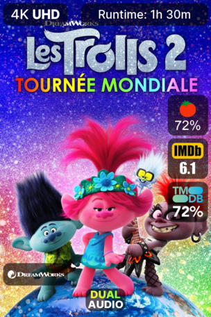 Les Trolls 2 : Tournée mondiale
