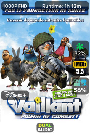 Vaillant, pigeon de combat !