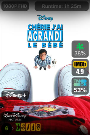 Chérie, j'ai agrandi le bébé