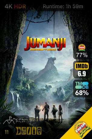 Jumanji : Bienvenue dans la jungle