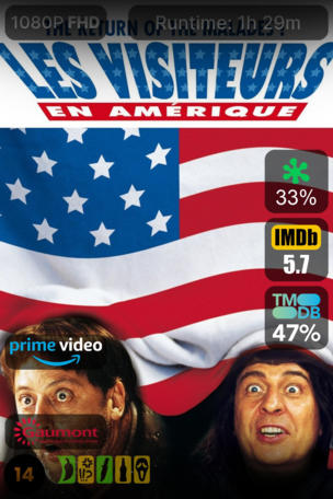 Les Visiteurs en Amérique