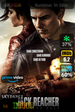 Jack Reacher : Never Go Back