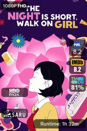 Night is Short, Walk on Girl