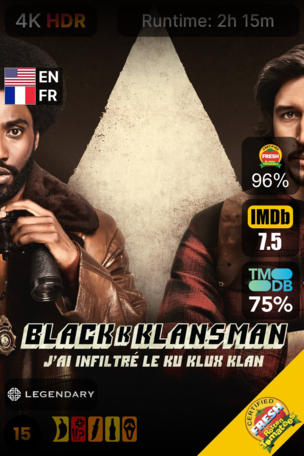 BlacKkKlansman : J'ai infiltré le Ku Klux Klan