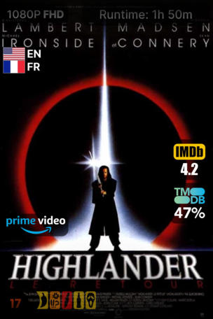Highlander, le retour