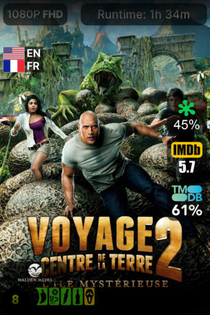 Voyage au centre de la Terre 2 : L'Île mystérieuse