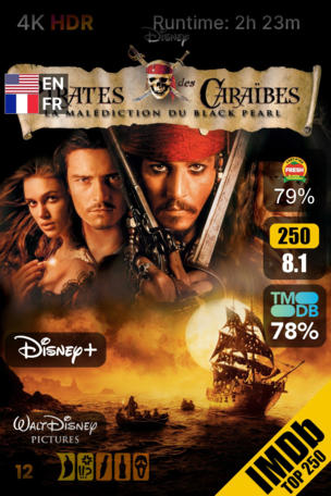 Pirates des Caraïbes : La Malédiction du Black Pearl