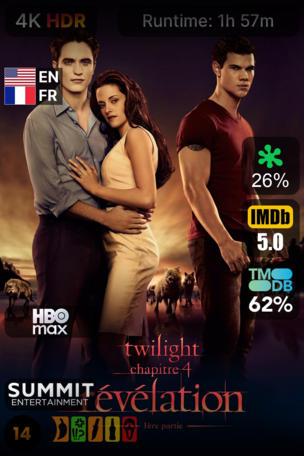 Twilight, chapitre 4 : Révélation, 1ère partie