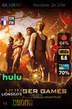 Hunger Games : La Ballade du serpent et de l'oiseau chanteur