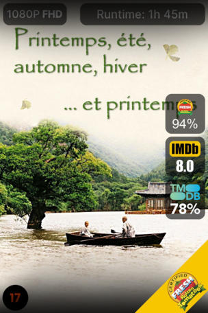 Printemps, été, automne, hiver... et printemps