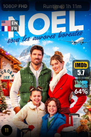 Noël sous les aurores boréales