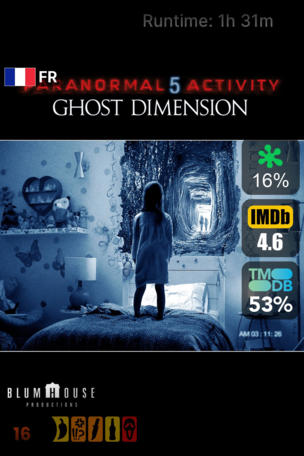 Paranormal Activity 5 : Ghost Dimension