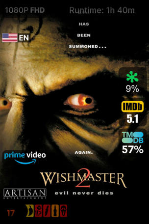 Wishmaster 2 : Le mal ne meurt jamais