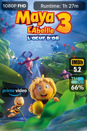 Maya l'abeille 3 : L'œuf d'or