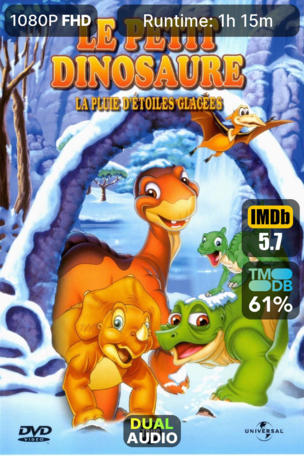 Le Petit Dinosaure 8 : La Pluie d'étoiles glacées